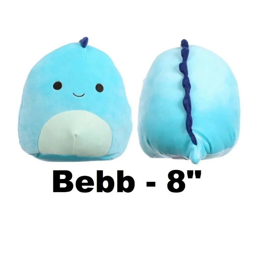 Squishmallows Bebb Dinosaur Plush NEW 8